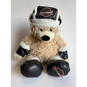 Harley Davidson‎ Teddy Bear Plush Winter Hat & Boots Motorcycle Biker 18"